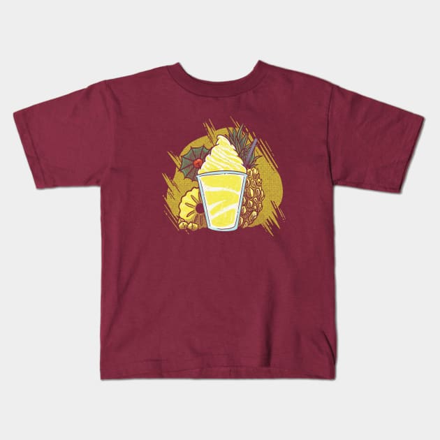 Team Pineapple Kids T-Shirt by artofjoshd